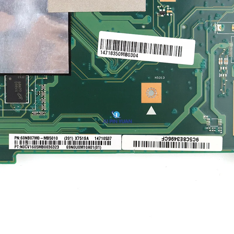 X751SA дънна Платка за Лаптоп ASUS X751S X751SJ X751SV X751SA дънна Платка на Лаптоп N3700 N3710 N3150 N3160 N3050 N3060 4 GB оперативна памет