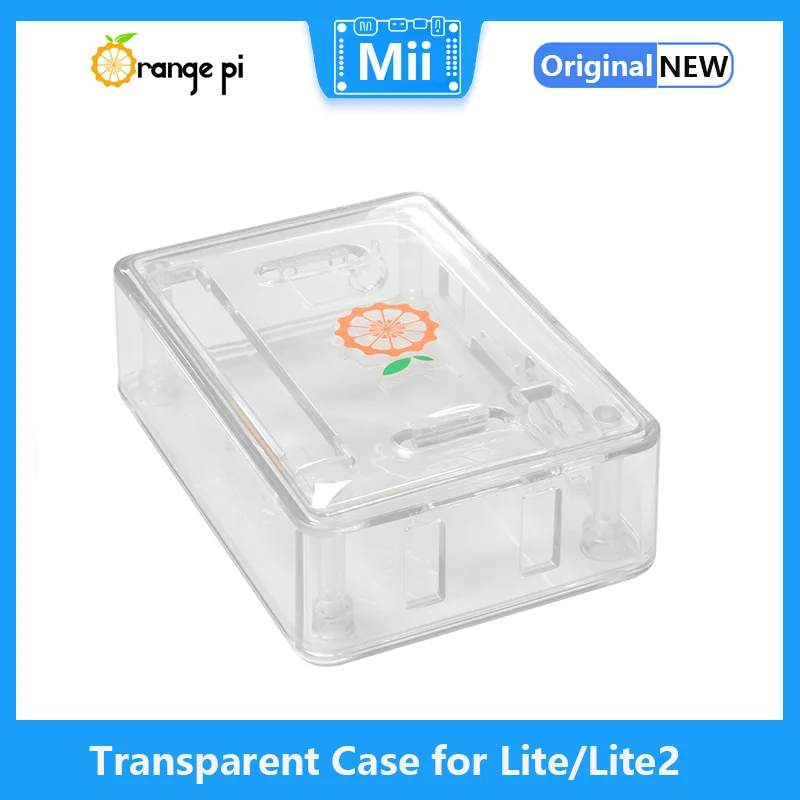 Оранжев калъф Pi case, прозрачен калъф от ABS-пластмаса, за да платки Lite / Lite2, лесна инсталация и точно на отваряне