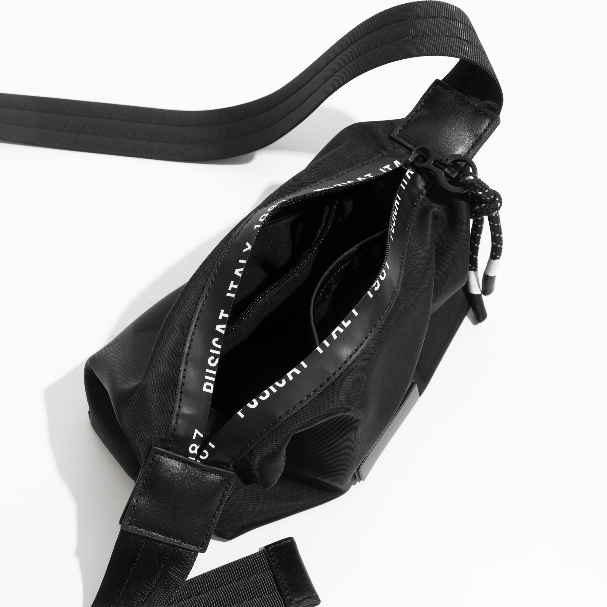 MABULA, луксозен марка, дамска чанта през рамо от естествена кожа, черна проста женска чанта-месинджър чанта за вашия мобилен телефон, малък размер