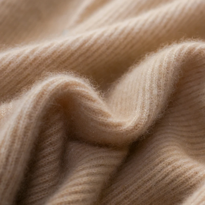 Вълнен пуловер от 100% чиста вълна, пролетта и есента женски пуловер с качулка и шал яка, всекидневни вязаный топло топ, корея, яке с дълъг ръкав