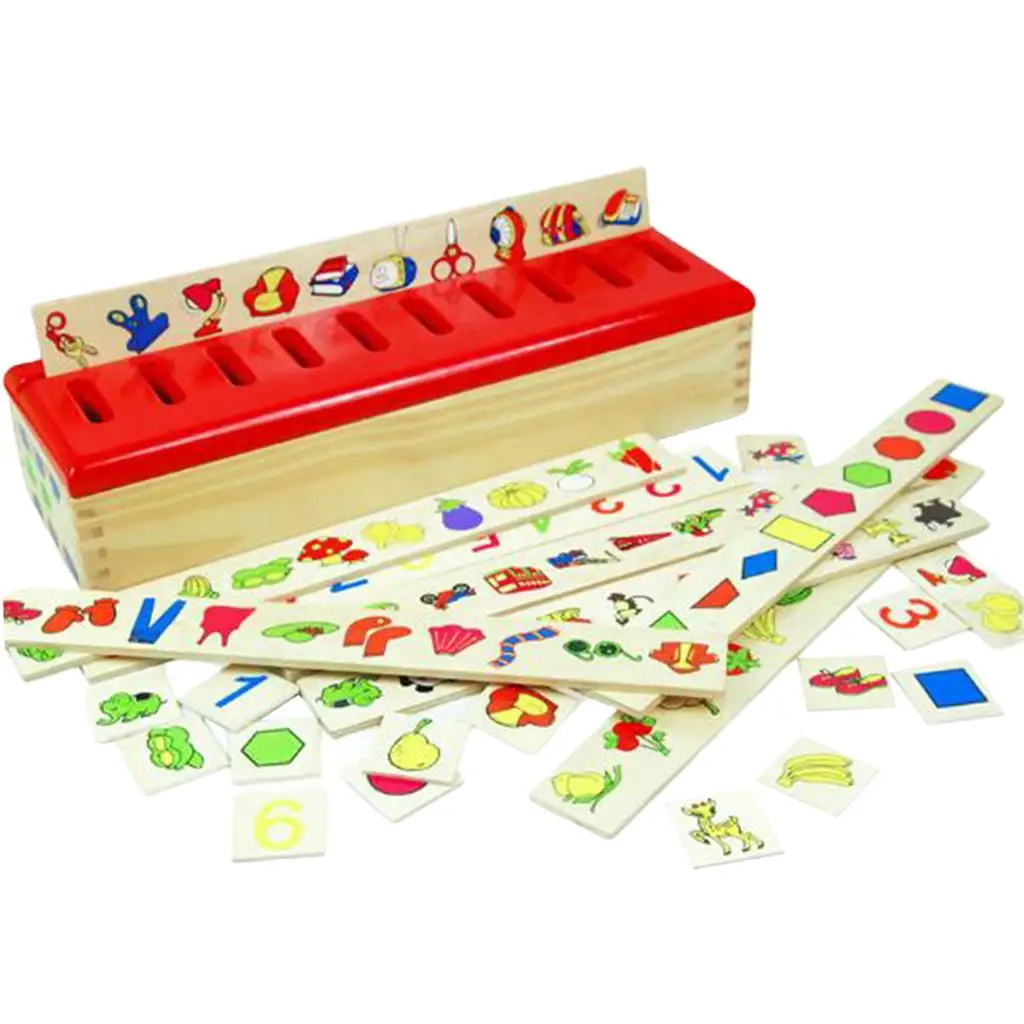 Класификация на знания Категория обучение Дървена кутия забавни играчки