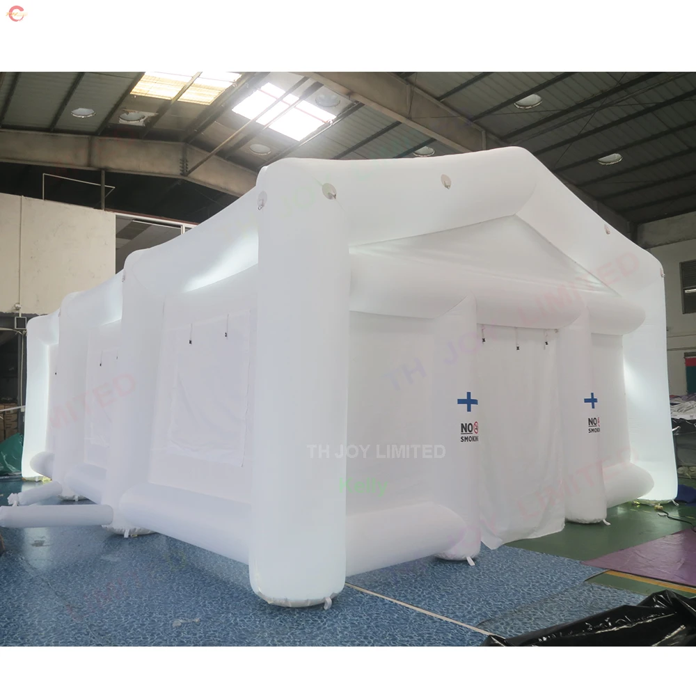 Безплатна доставка Обичай открит гигантски бял led надуваема палатка за сватбени събития, надуваеми шатри за парти в продажба