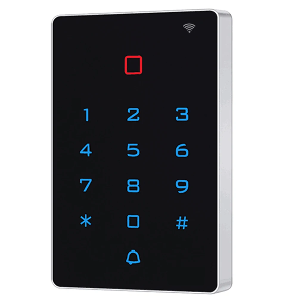 13,56 Mhz RFID карта Водоустойчив WiFi Sasha APP Осветление Сензорна Клавиатура за Контрол на достъпа Отварачка За Брави WG34 Карта входно-изходни Manger
