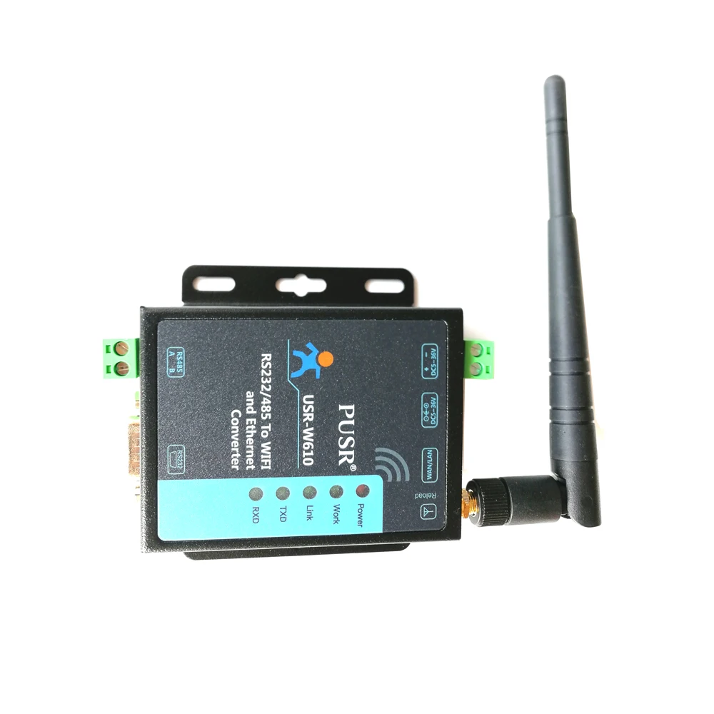 Безжична конвертор ЮЕСАР-W610 Serial в WiFi мрежа Ethernet сериен сървър RS232 RS485