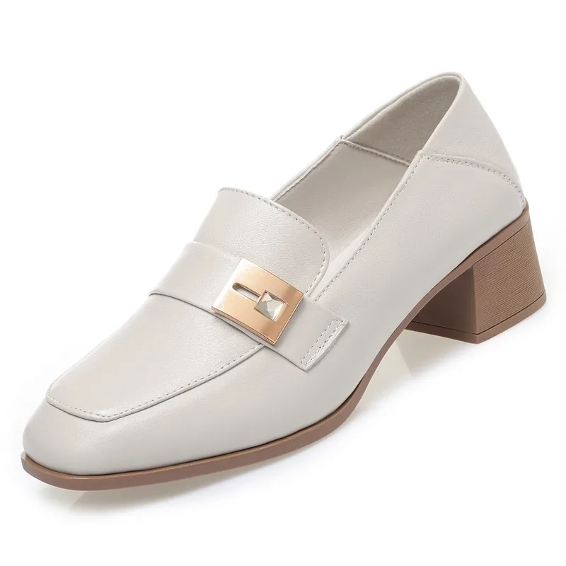 DIMANYU/женски модела обувки; колекция 2023 г.; новост на есента; офис обувки от естествена кожа; дамски работна обувки големи размери;