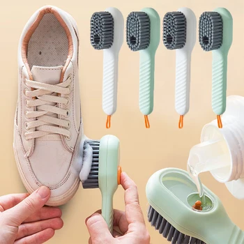 2 бр. Многофункционални автоматични четки за обувки с вода и сапун, четка за пречистване с дозатор сапун за облекло, обувки, инструменти за почистване на дома