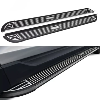 2 бр. подходящ за Mitsubishi Outlander 2013-2021 фиксирана Алуминиева степенка Странична степенка педала на страничната тръба платформа Nerf Bar