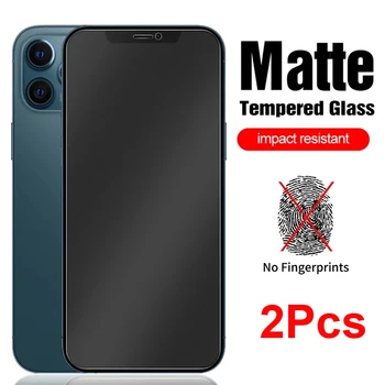 2 елемента Матово Защитно фолио за iPhone 14 13 12 Pro Max Mini 6 8 7 Plus 5S SE2020 Матирано Стъкло за iPhone 11 Pro XS MAX XR X