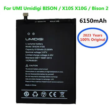 2023 Година Нова Оригинална Батерия За UMI Umidigi BISON X10S X10G/Bison 2 Bison2 6150 ма висок Клас Батерия Bateria 