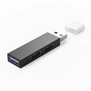 3 порта USB 2.0 сплитер hub високоскоростен адаптер за преносими КОМПЮТРИ Лаптоп за Windows Vista, XP, 2000 98 FE06 най-новият