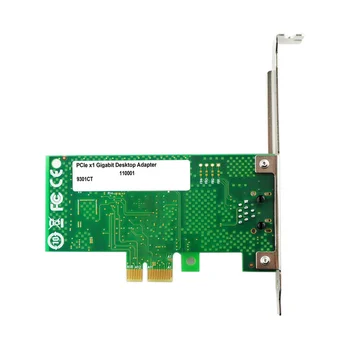 9301CT PCIEx1 Гигабитная сървър мрежова карта с един електрически пристанище 82574L чип Кабелна компютърна мрежова карта