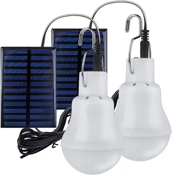 D2 LED Слънчева Лампа На Открито И 5 В USB Заряжаемая Подвесная Спасителна Лампа Портативен Мощен Вътрешен двор с Градина Водоустойчив Слънчева Светлина