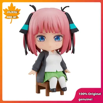 GSC Оригинал: Kawaii момиче Nakano Nino Седнала поза Q версия PVC фигурка Аниме фигурка модел играчки колекция кукла за подарък