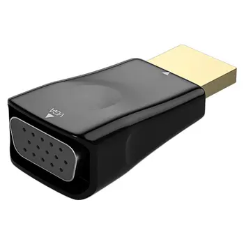 HDMI-съвместим адаптер за VGA HDMI-съвместим кабел-VGA адаптер-адаптер с висока разделителна способност Стабилен конвертор