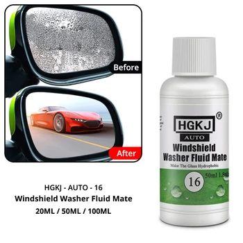 HGKJ-16 20 мл-100 мл За Покритие Стъкло Гидрофобный Подложка За Миене на Предното стъкло Течност за Аксесоари, Устойчив Спрей За стилизиране