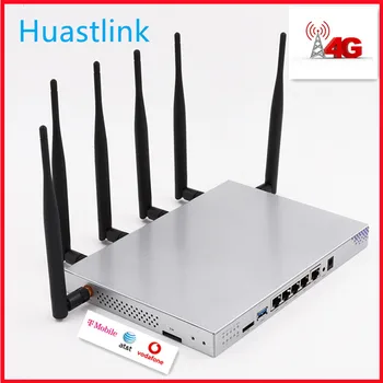 Huastlink WG3526 3G, 4G WiFi Рутер Гигабитная Поддръжка на VPN, PPTP, L2TP 1200 Mbps на 2,4 Ghz/5 Ghz USB 3.0 Порт на Рутера Със Слот за СИМ карта