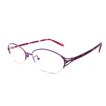 Reven Jate 2534 Рамки За Очила Без Рамки, Оптични Очила С Полуободкой Рецепта, Рамки За Очила За Жени, Дамски Слънчеви Очила