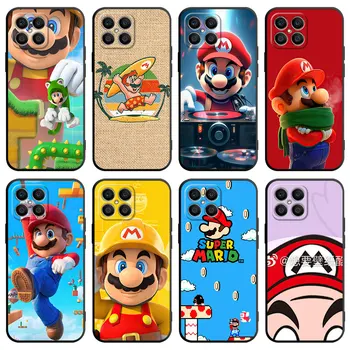 Super Mario Bros Калъф Huawei Honor X8 8X X7 50 70 Lite P30 Pro P40 X9a X8a 90 Magic 5 Силиконов Калъф За Телефон TPU Fundas Shell