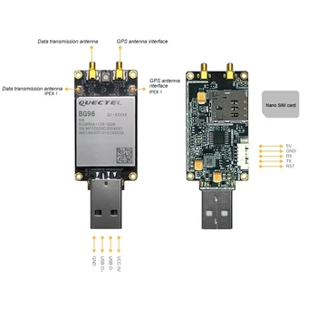 USB-ключ Quectel BG96 BG96MA-128-SGN Development Kit 4PIN UART LTE Cat.M1/NB1 и модул EGPRS NBIOT Модем Пин-to-pin EG91/EG95