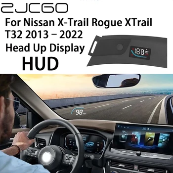 ZJCGO Авто HUD Дисплей Автомобилен Проектор Аларма Централен Дисплей Скоростомер Предното Стъкло за Nissan X-Trail Измамник XTrail T32 2013 ~ 2022