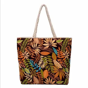 Безплатна чанта за пазаруване, благородна жена холщовая голямата раирана лятна чанта-тоут, плажна чанта в цветна ивица