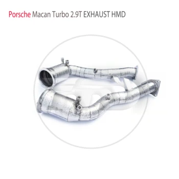 Выпускная Система HMD Високопроизводителния Канализация Тръба за Porsche Macan Turbo 2.9 T автоаксесоари Колектор Конвертор С Катализатор