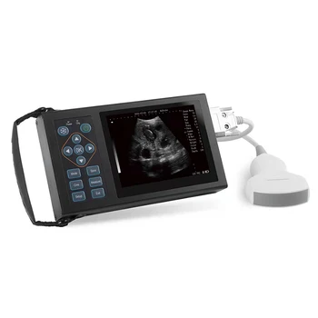 Гореща продажба на ветеринарен преносим ултразвуков апарат за сканиране на бременност домашни животни в стопанството