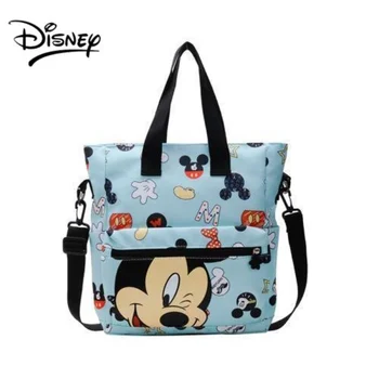 Дамска чанта Disney с Мики Маус, чанта-тоут с безплатна доставка, дамски дизайнерски луксозни чанти Smiggle за момичета, детски подарък