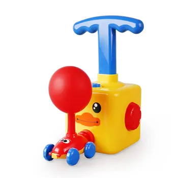 Детска кола с въздушно топка, която работи забавна играчка, пусковая кула, инерционен аеродинамична кола, която разработва играчка за деца