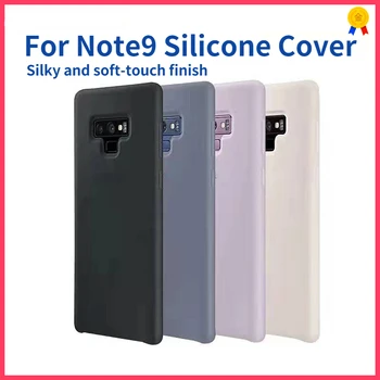 За Samsung Note 9 Течен Силиконов Калъф С Копринена тапицерия, Мека На Допир Защитен Калъф За Samsung Galaxy note9 Note 9