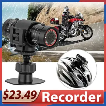 Мини камера за мотоциклетни шлем Водоустойчив градинска велосипедна камера HD 1080P 3MP Велосипеден шлем DV DVR RecorderCamcorder