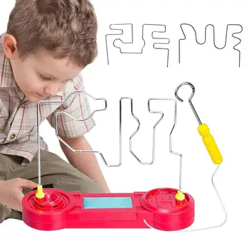 Настолна игра Buzz Тел с електрически ток, пъзел-лабиринта, обучение пъзел-лабиринта играта за тренировка на детския мозък, електрически