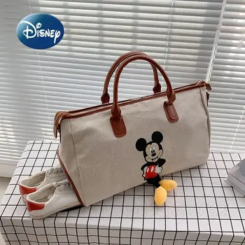 Нова дамска чанта Дисни Mickey's, модерна чанта за багаж с голям капацитет, чанта за засаждане, луксозна марка преносима чанта за фитнес