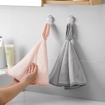 Нови творчески кръг кърпи за ръце, стенно меко быстросохнущее кърпа за лице и коса, утолщенное кърпа за домашна кухня, аксесоари за баня
