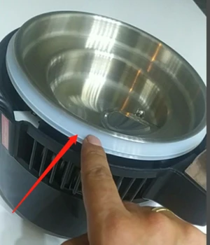 О гуменият пръстен 4л Детайли на машини за дестилирана вода силиконовата оборудване запечатване каучук рин