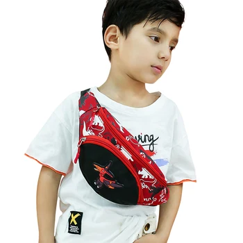 Поясная чанта за момчета и момичета, стилна поясная чанта с анимационни динозавром, чантата за активна почивка, чанти през рамо