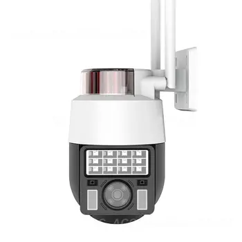 Пълноцветен камера за сигурност за нощно виждане с 5-кратно цифрово увеличение, камера за наблюдение, безжична камера, Wi-Fi, безжична IP камера, водоустойчива