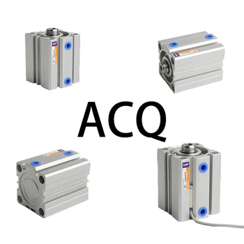 Тип Airtac въздушен пневматичен цилиндър ACQ тънък цилиндър ACQ32X55S ACQ40X60S ACQ50X65S ACQ63X70S ACQ80X75S ACQ100X100S