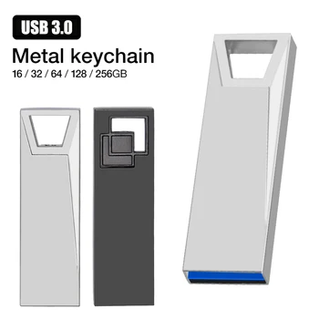 Флаш памет USB 3.0 128 GB, 64 GB, 32 GB, 16 Gb Метален Флаш памет Pendrive USB3.0 Флаш памет Cle USB устройство С ЛОГОТО на Потребителски
