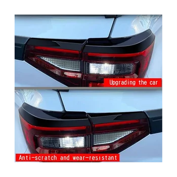 Черен широчина рамката на задното фенер дръжка тампон заден фенер вежда за Toyota Raize 200